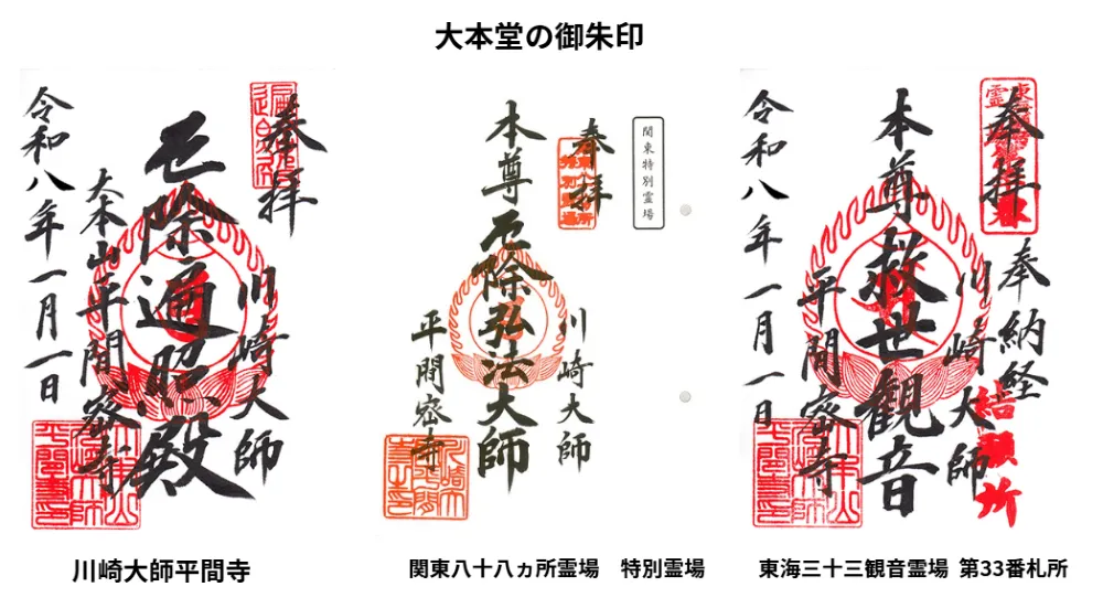 川崎大師 大本堂 御朱印