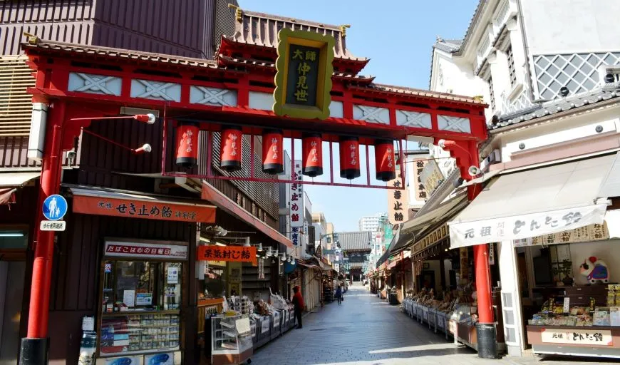 川崎大師 仲見世通り