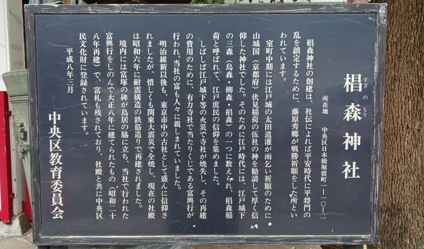 椙森神社 由緒・歴史