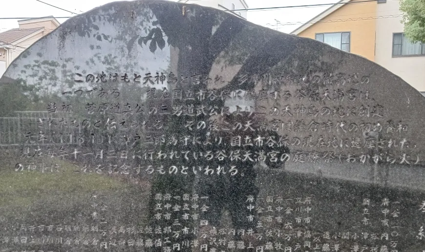 日新稲荷神社 府中 谷保天満宮発祥碑
