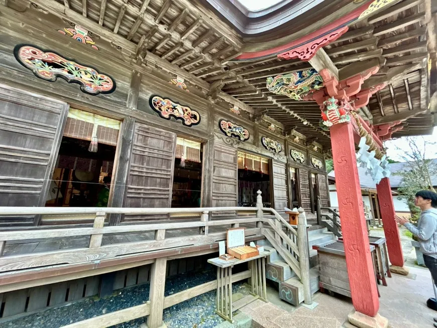 大洗磯前神社 拝殿 彫刻