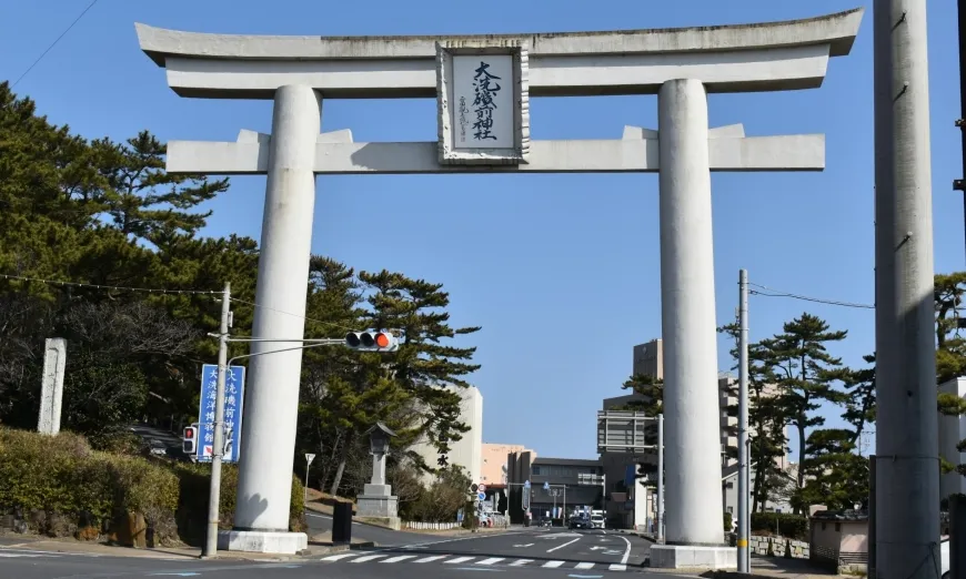 大洗磯前神社 一の鳥居