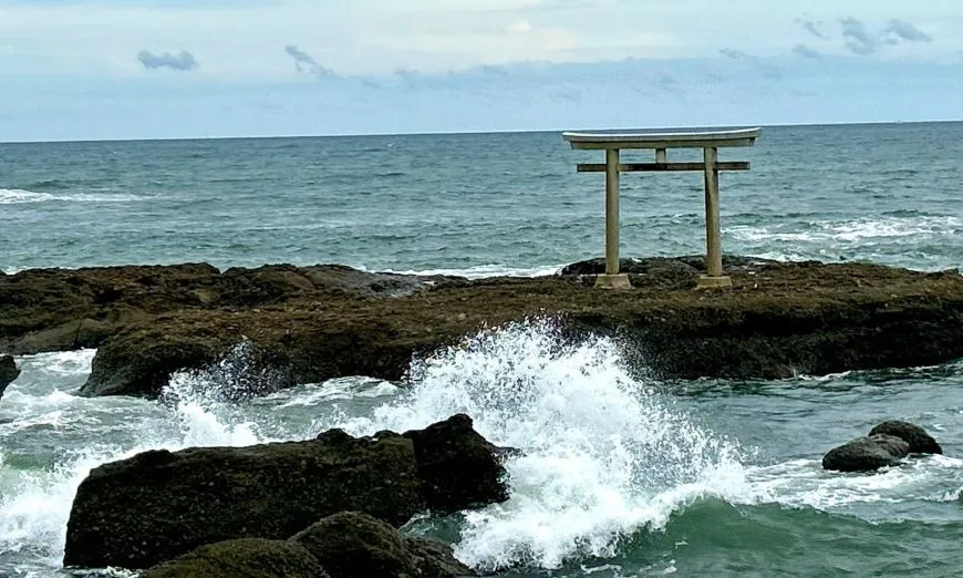 大洗磯前神社 神磯の鳥居